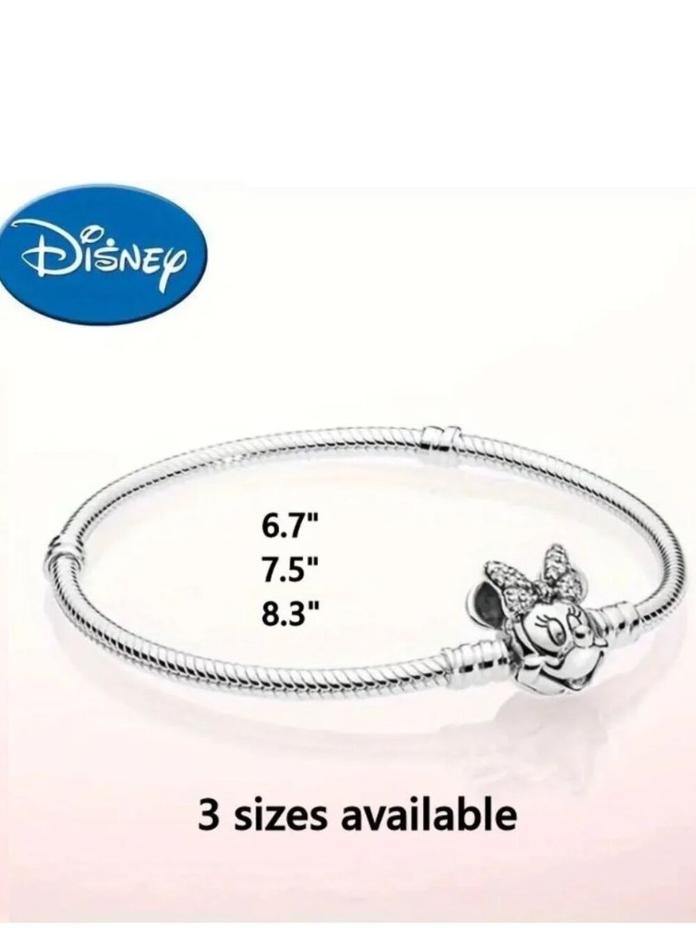 Minnie Mouse Bracelet 17cm = 6.7" Disney